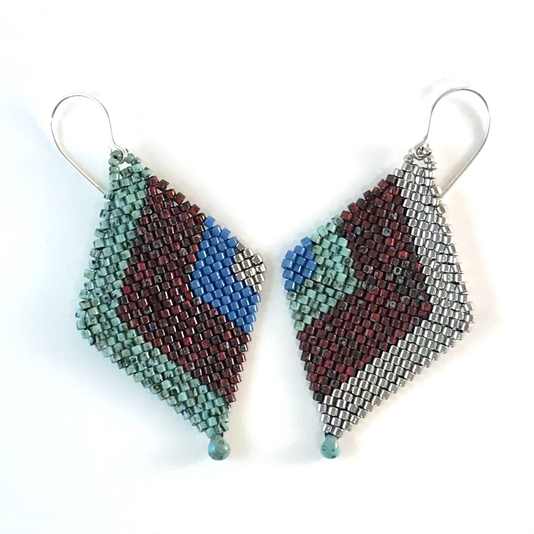 Peyote Brick Stitch Earrings
